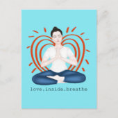 愛. 内に. 息を ポストカード (正面)