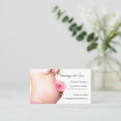愛、出産前マッサージ 予約カード (スタンド正面)