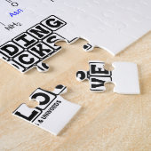 愛(化学)のオキシトシンのブロック ジグソーパズル (側面)