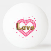 愛 卓球ボール (正面)