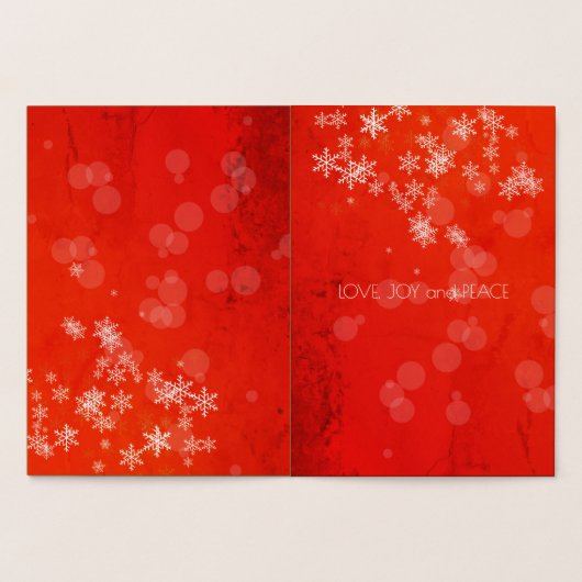 愛、喜びと平和 箔カード (内部)