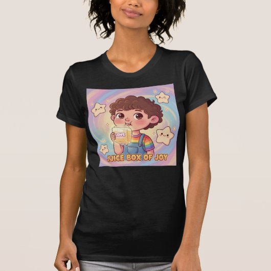 愛 - 喜びのジュースボックス Tシャツ (正面)