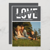 愛、喜び、平和 シーズンカード (正面/裏面)