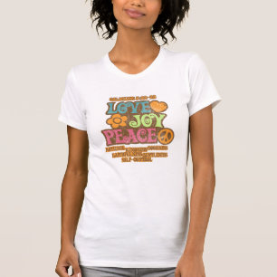 愛、喜び、平和 Tシャツ