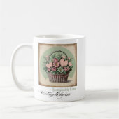 愛、地球に優しヴィンテージチャーム コーヒーマグカップ (左)