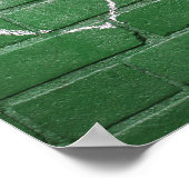 愛=壁にチョーク描でサッカー ポスター (角)