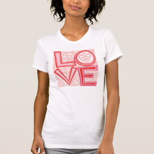 愛! 女性のTシャツ Tシャツ