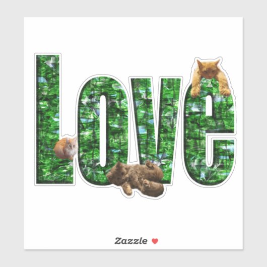 愛=子猫、 シール (シート)