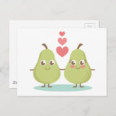愛、完璧なペア – 結婚式の贈り物、記念日 ポストカード (正面/裏面)