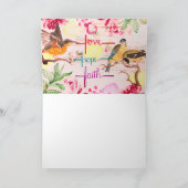 愛、希望、信仰のカード サンキューカード (内部)