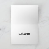 "愛"常に永遠**愛** カード (内部)