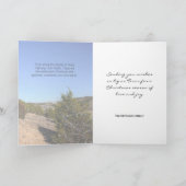 愛.平和。オースティン。360ループクリスマスツリー シーズンカード (内部)