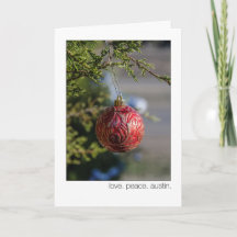 愛.平和。オースティン。360ループクリスマスツリー