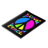 愛 – 平和 ノートブック (左側)