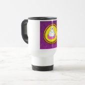 愛、平和、ライト、喜びのマグ トラベルマグ (正面左)