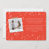 愛 平和 喜び キス ミスター&ミセス ファースト クリスマス フォト (裏面)