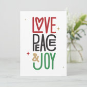 愛、平和、喜び シーズンカード (スタンド正面)