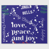 愛、平和、喜び ラッピングペーパー (フラット)