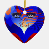 愛・平和・統一_ セラミックオーナメント (正面)