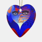 愛・平和・統一_ セラミックオーナメント (左)