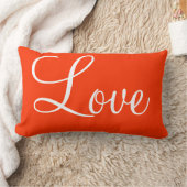 愛、幸せ、甘い夢の装飾ベッドルームA ランバークッション (ブランケット)