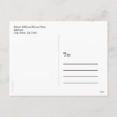 愛/応援クリスマスホリデー写真はがき シーズンポストカード (裏面)