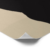 愛、恋愛物語の可愛い若いロマンチックなカップル ポスター (角)