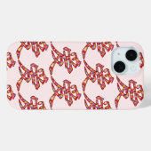 愛/愛中国の春カラフル花書 Case-Mate iPhoneケース (裏面 (横))