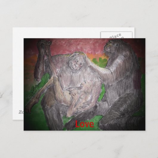愛、愛 ポストカード (正面/裏面)