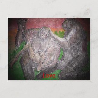 愛、愛 ポストカード
