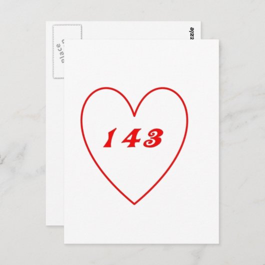 愛、愛 ポストカード (正面/裏面)