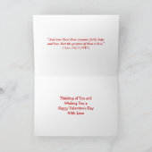 愛、愛、愛のバレンタインカード シーズンカード (内部)