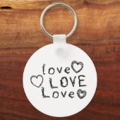愛、愛、愛 キーホルダー (裏面)