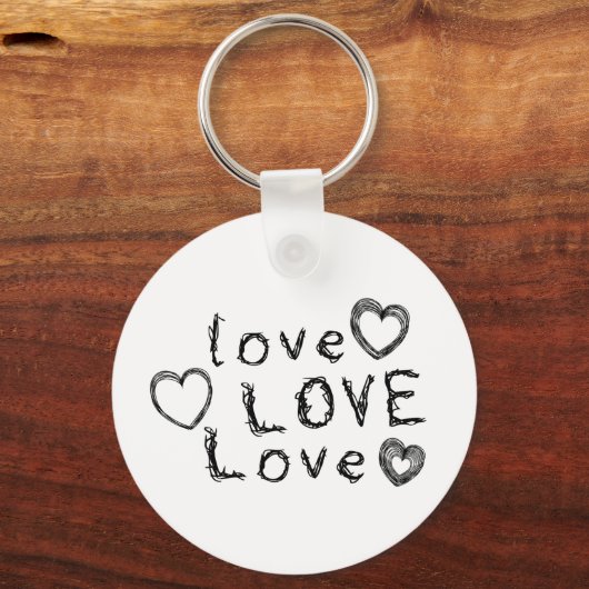 愛、愛、愛 キーホルダー (裏面)