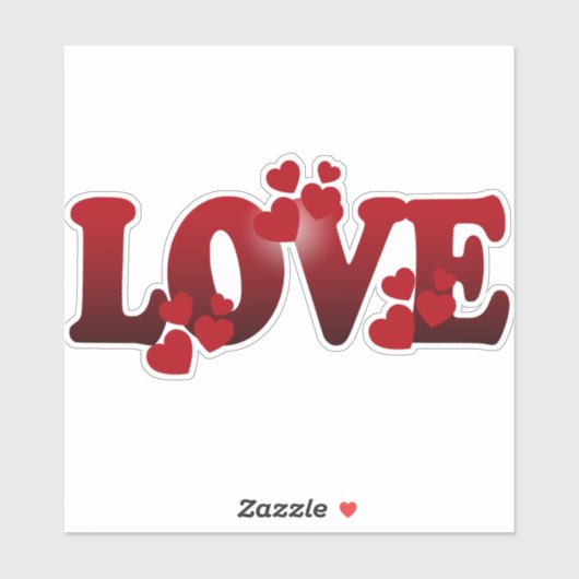 愛、愛、愛 シール (シート)