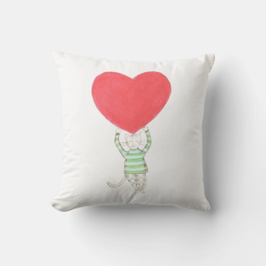 愛、愛、愛、愛 クッション (正面)