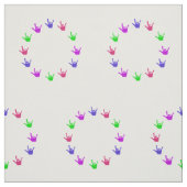 愛、手話の円はカスタムな生地を渡します ファブリック (見本)