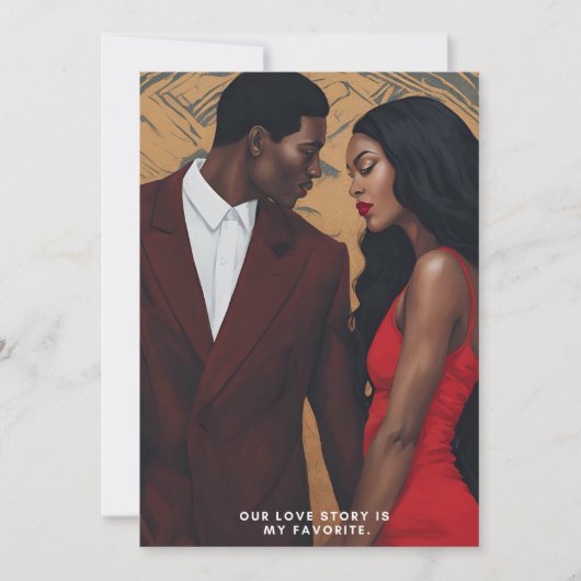 愛 招待状 (正面)