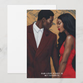 愛 招待状 (正面/裏面)