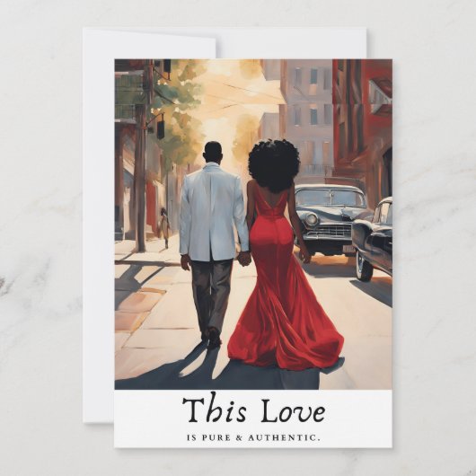 愛 招待状 (正面)