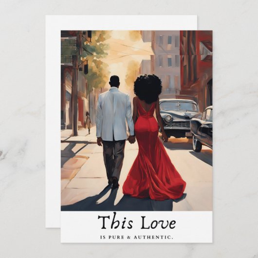 愛 招待状 (正面/裏面)