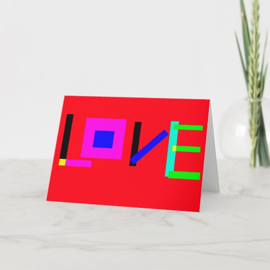 愛 招待状 (正面)