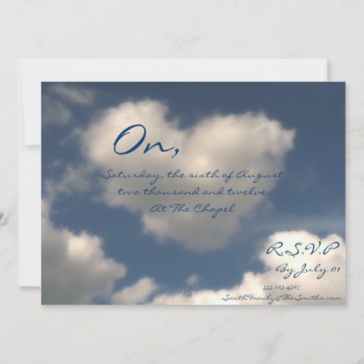 愛 招待状 (裏面)