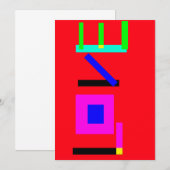 愛 招待状 (正面/裏面)