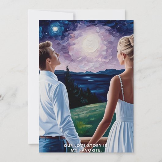 愛 招待状 (正面)