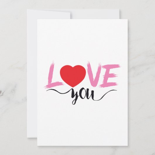 愛 招待状 (裏面)