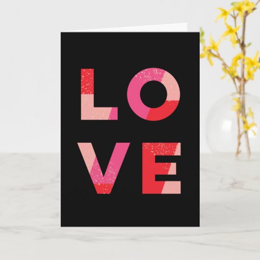 愛-挨拶はっきりした カード (黄色い花)