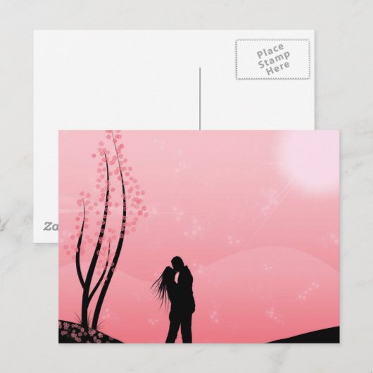 愛(接吻) ポストカード (正面/裏面)