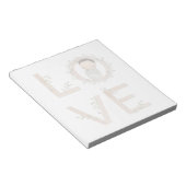 愛 |新生児 ノートパッド (アングル)