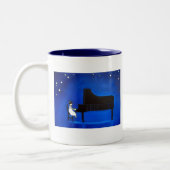 愛-時のマグ(M10)の十分のポケット ツートーンマグカップ (左)